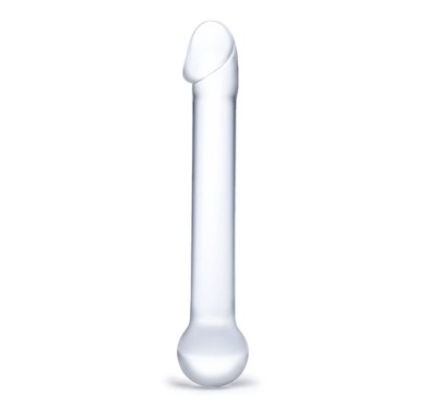 Szklane dildo - Glas Realistic Head